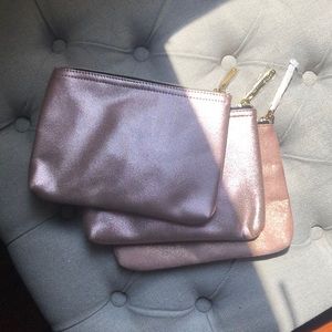 ♥️ 3 / $30 set of New Lancôme shimmery bags